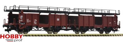 DB IV 2 piece Laaes 541 car carrying wagons
